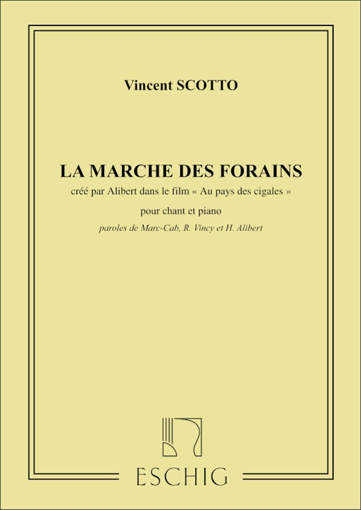 Marche Des Forains Ch-Piano